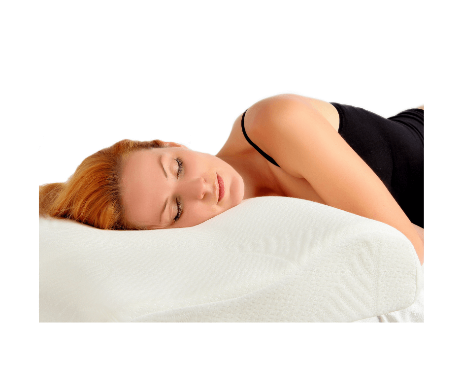 Contoured cervical pillow