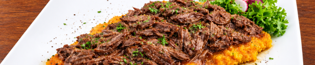 Pulled Lamb and Sweet Potato